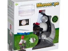 Microscop pentru copii 100x - 1200x, carcasa mobila, 6 ani+